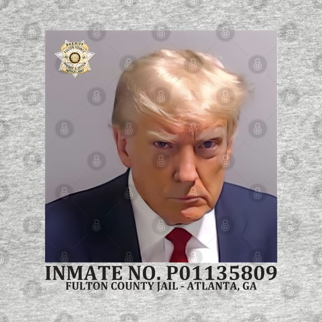 Inmate Trump Mugshot Fulton County Jail by Danemilin